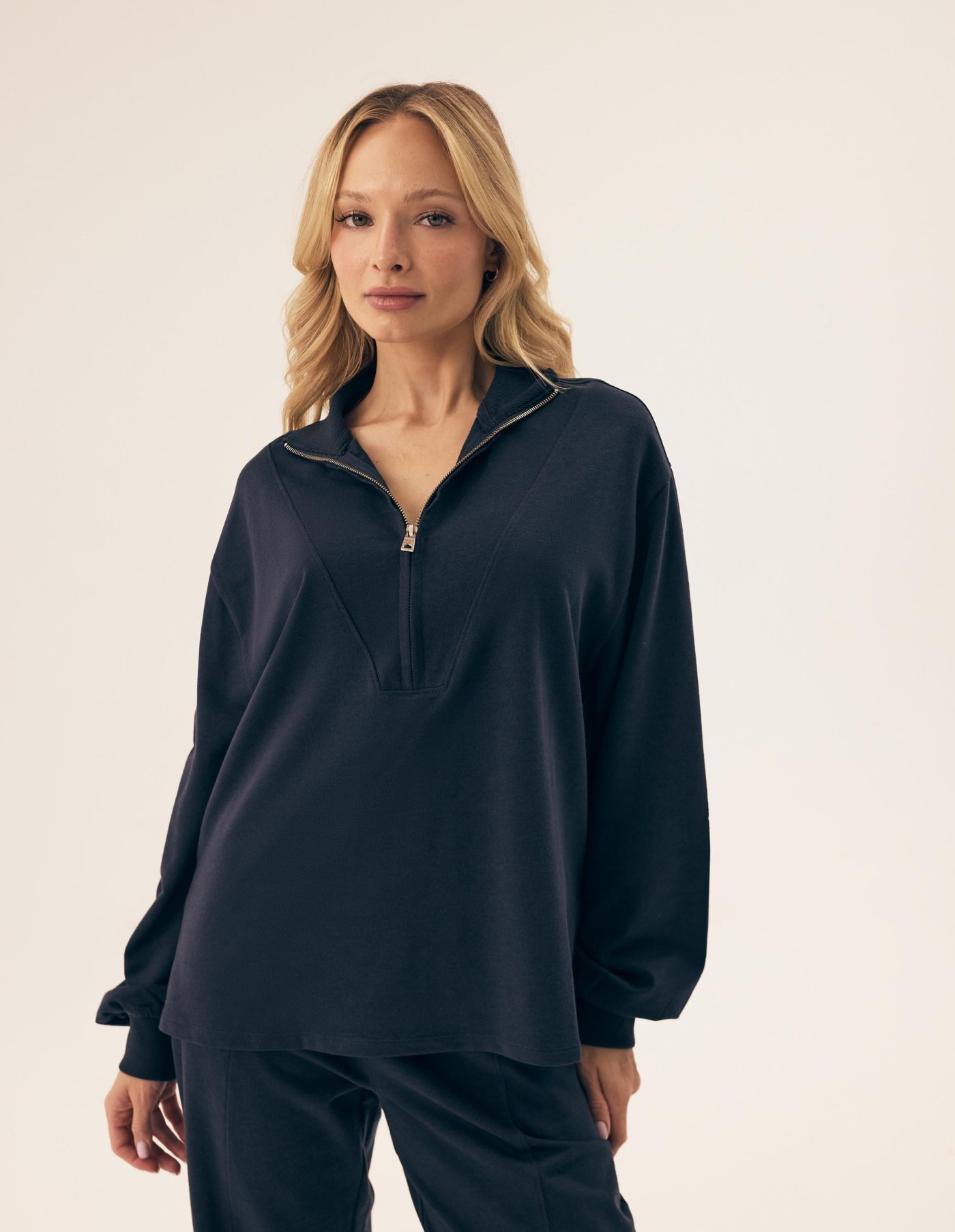 Moda Novator - RAMU Pulóver Tengerészkék - L