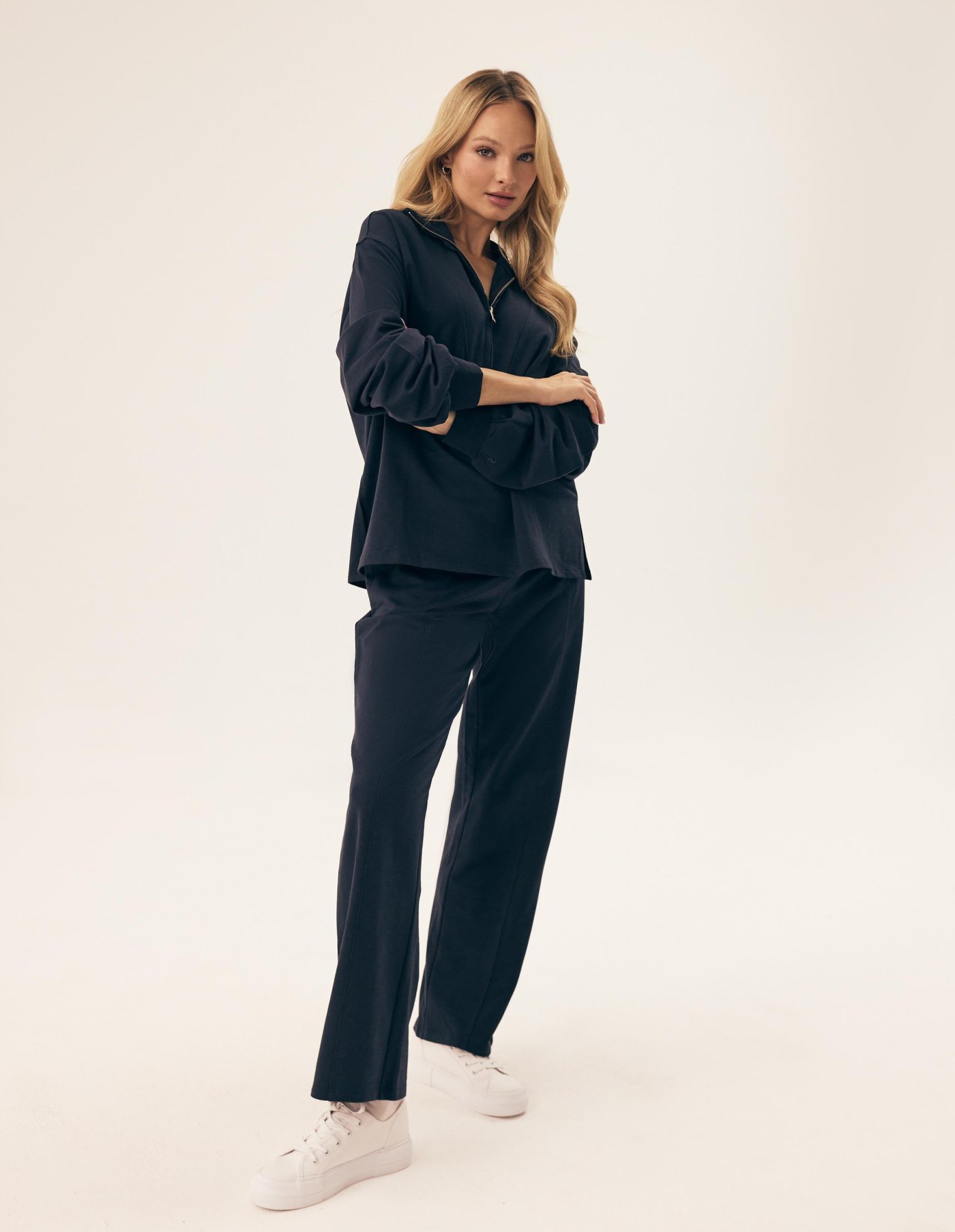 Moda Novator - Ramu Nadrág Tengerészkék - L