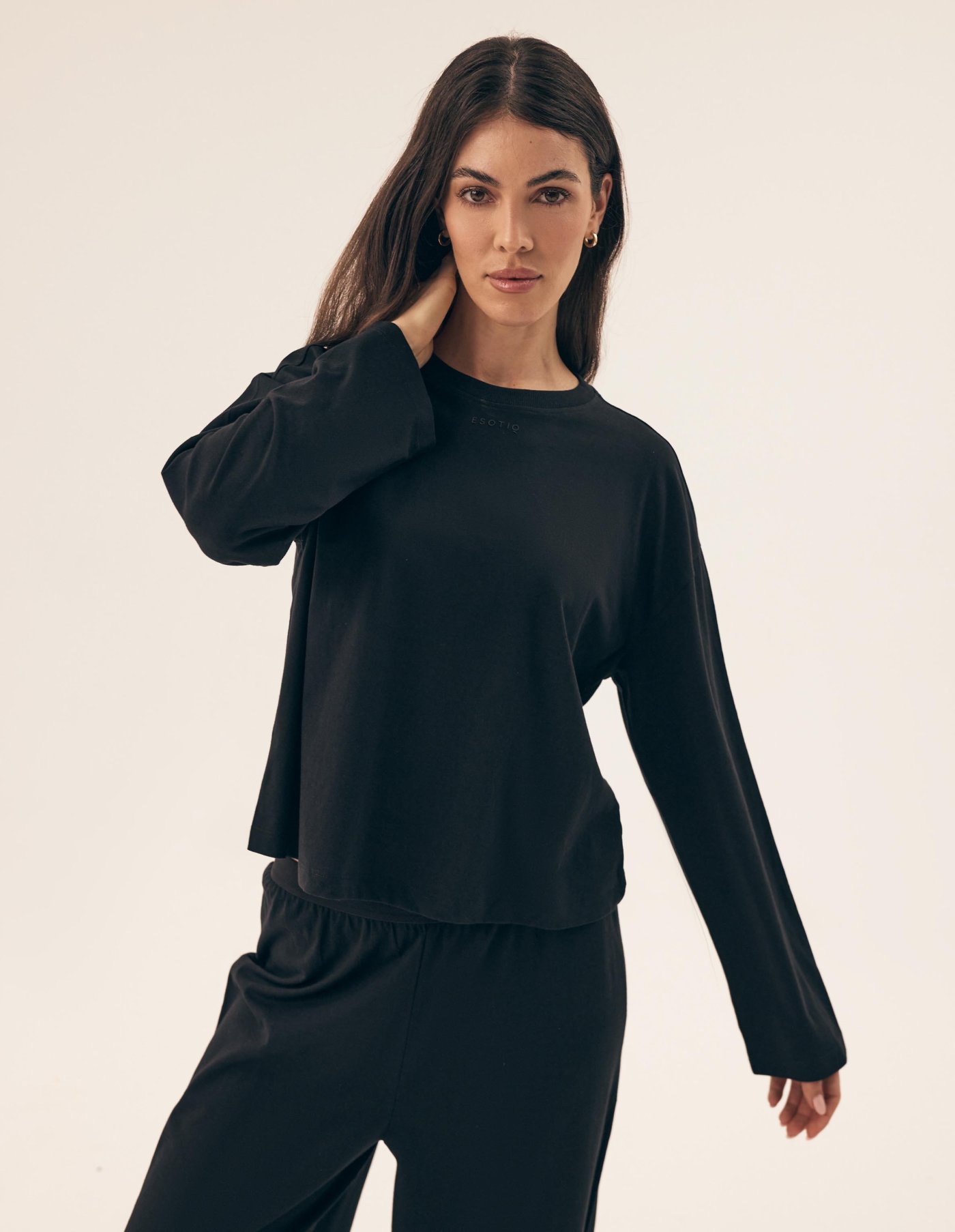 Moda Novator - Ruthie Hosszú ujjú Póló Fekete - L