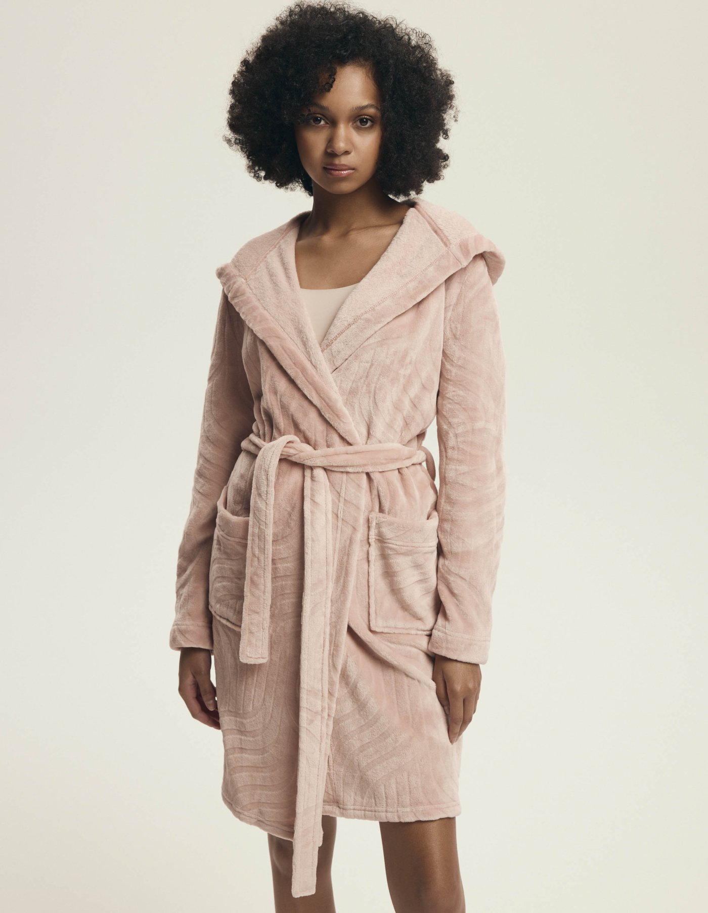 Moda Novator - Devyn rózsaszín női köntös L-es