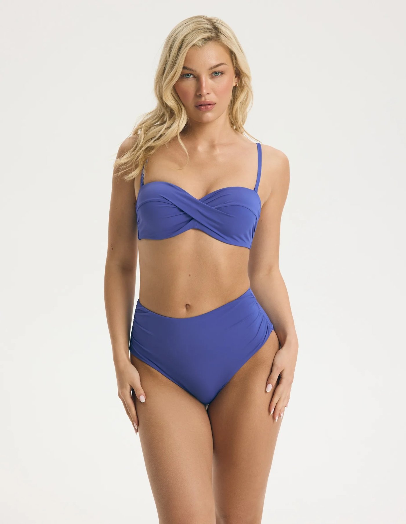Moda Novator - Push-up bikini felső kék