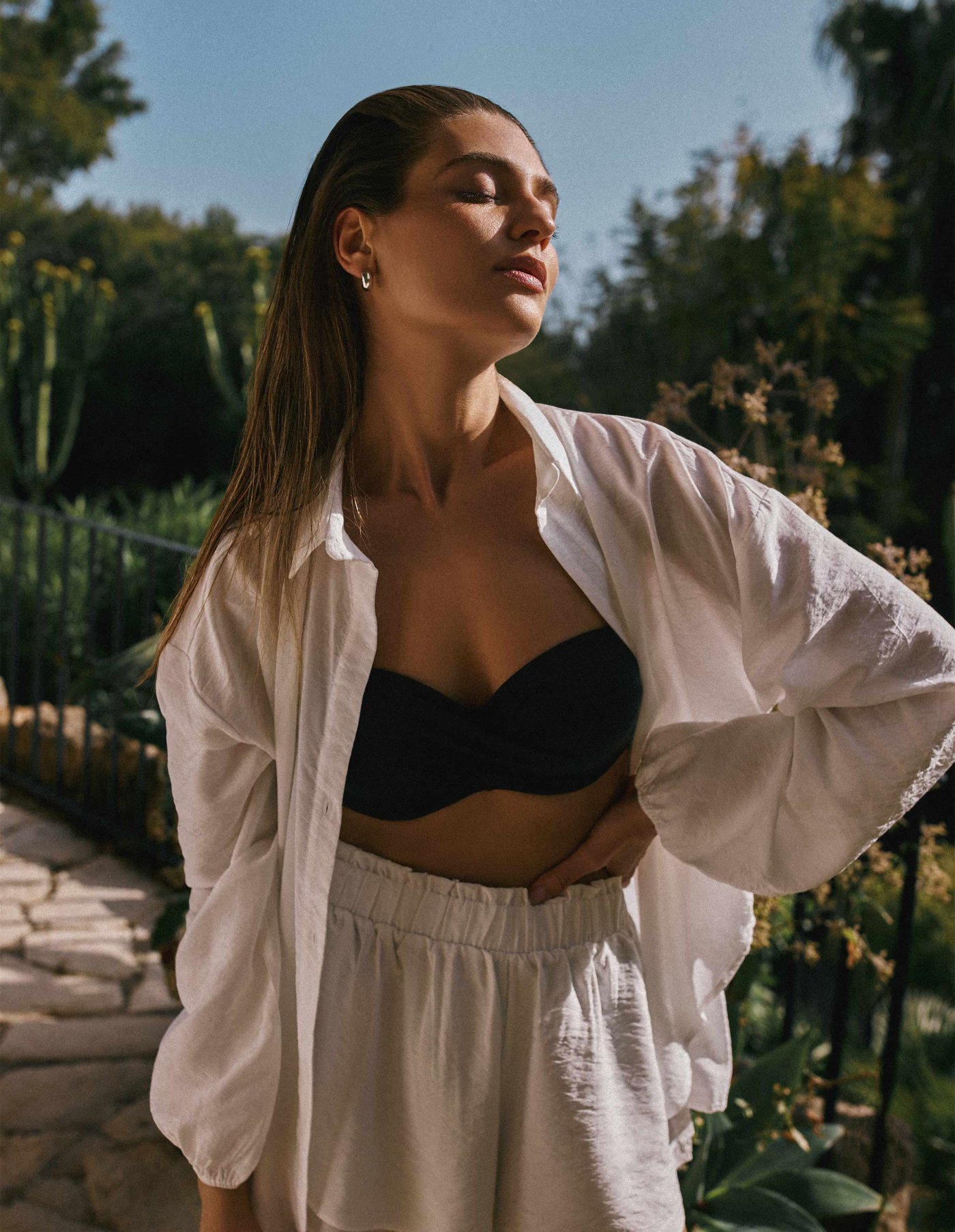 Noelle rövidnadrág krém