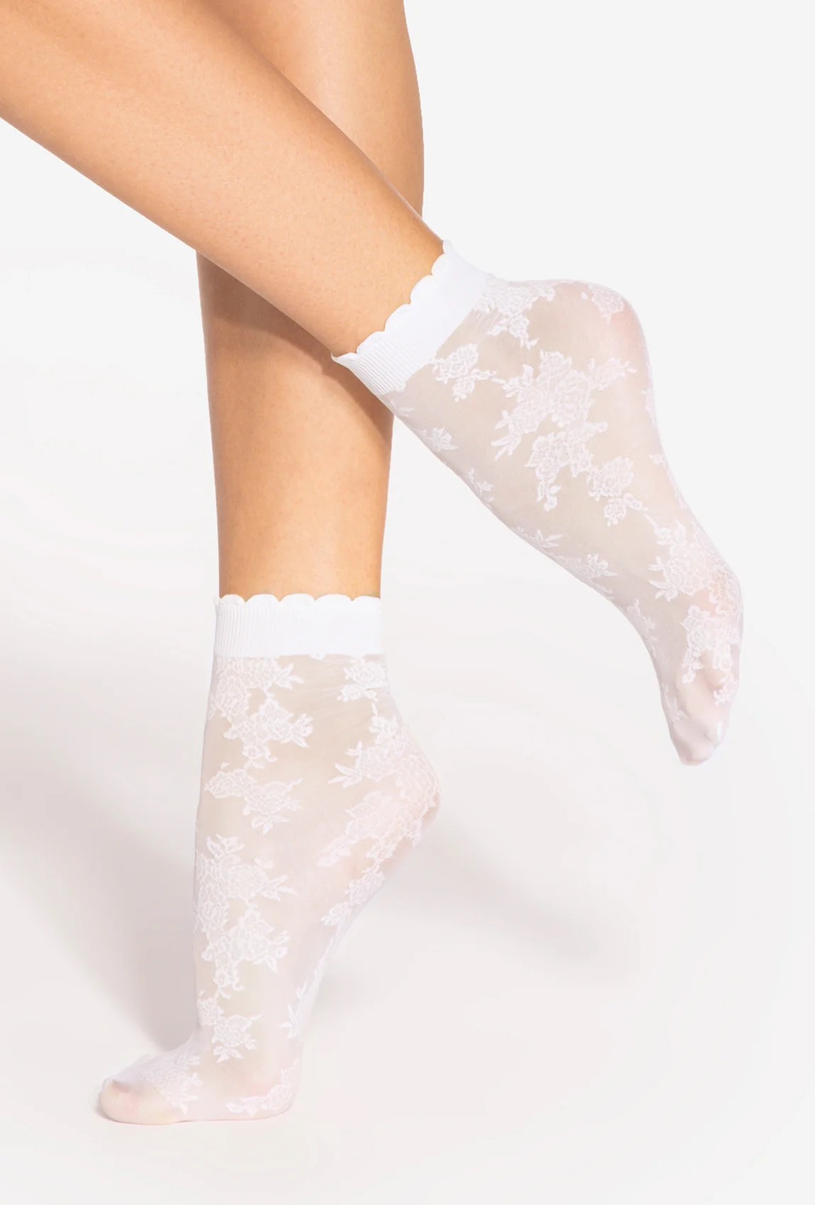 Moda Novator - SPRING VIBES 11 - Bianco Női zokni harisnya 15 DEN - UNI