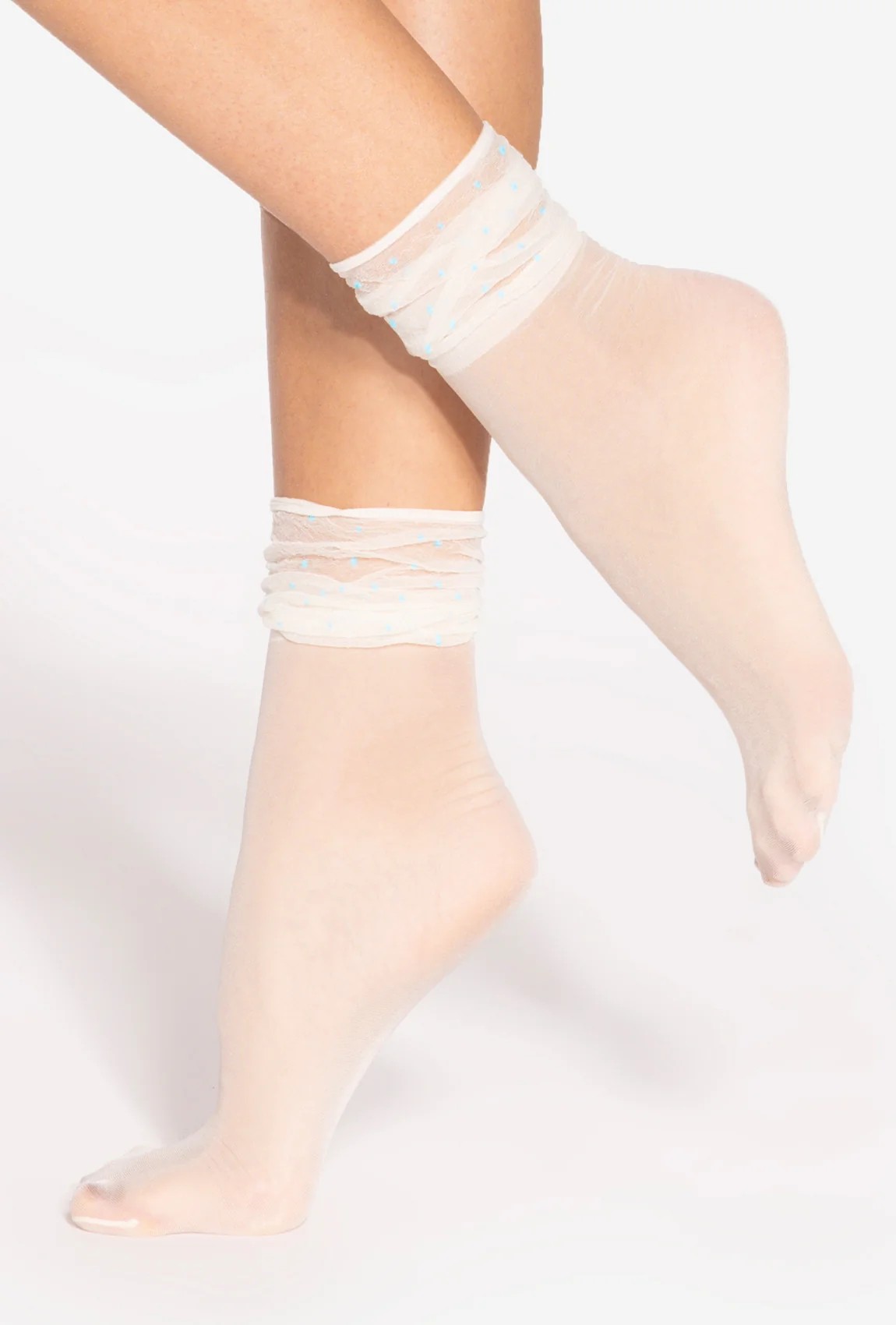 Moda Novator - SPRING VIBES 5 - OFF White B. Női zokni harisnya 15 DEN - UNI