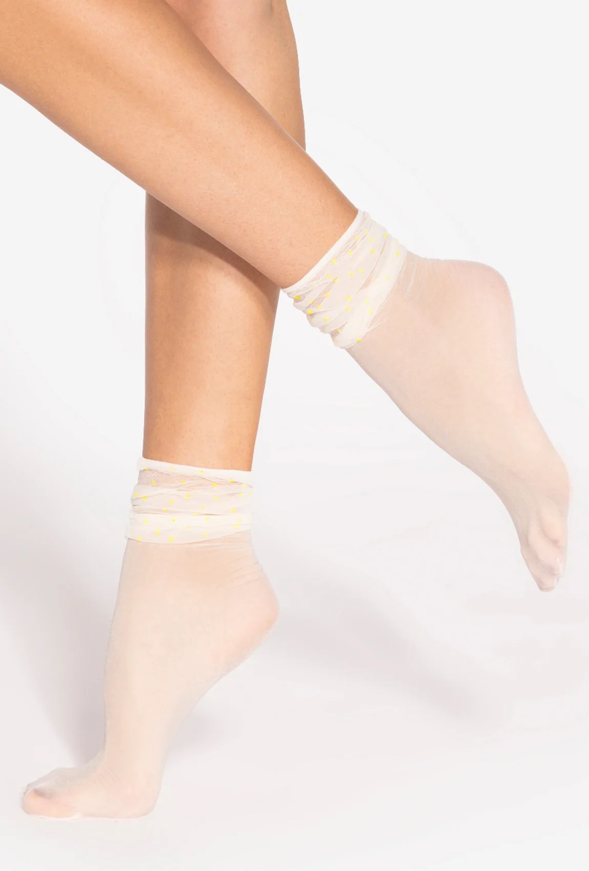 Moda Novator - SPRING VIBES 5 - OFF White Y. Női zokni harisnya 15 DEN - UNI