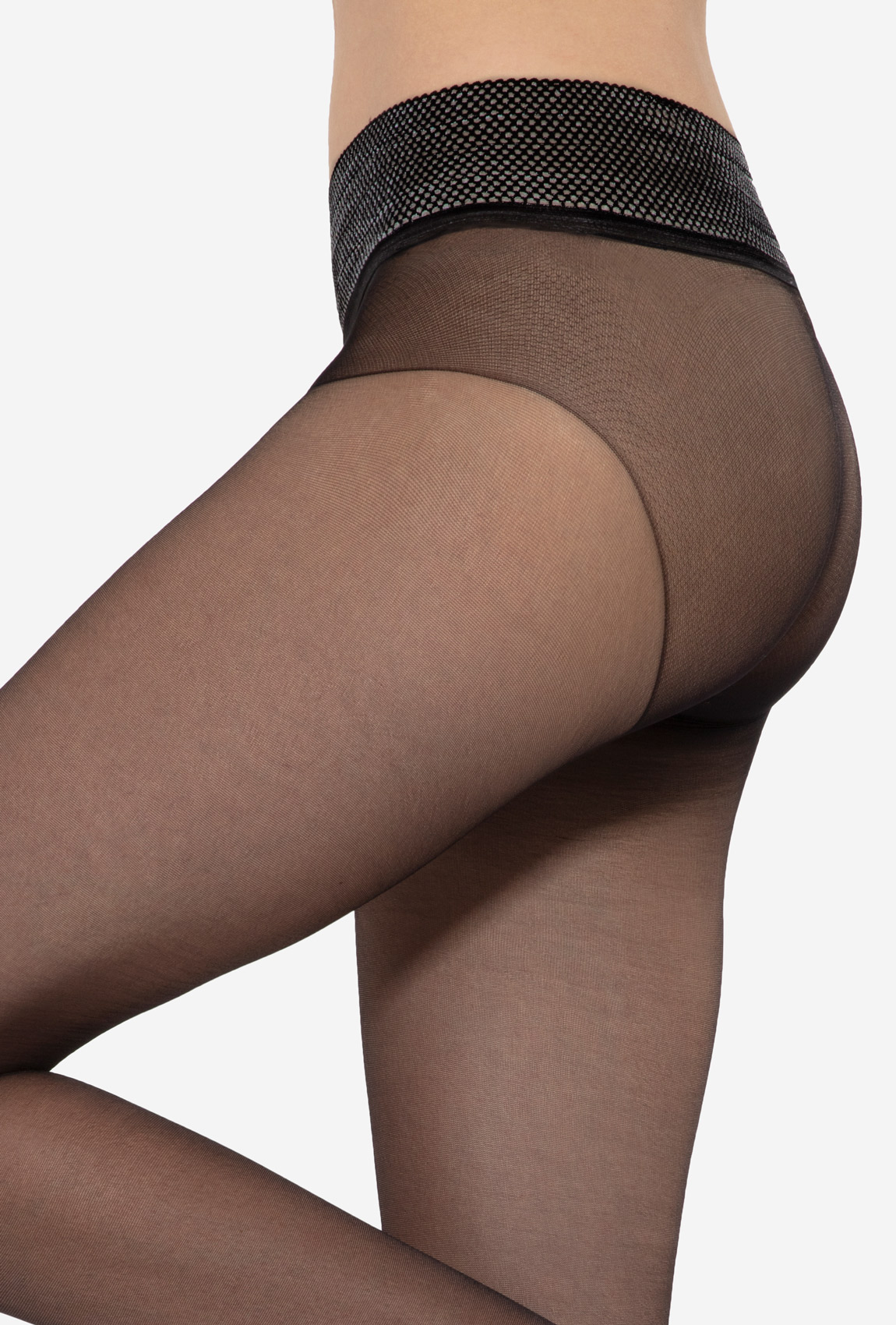 Moda Novator - Discrete w.01 Nero 2-S női harisnya 15 DEN