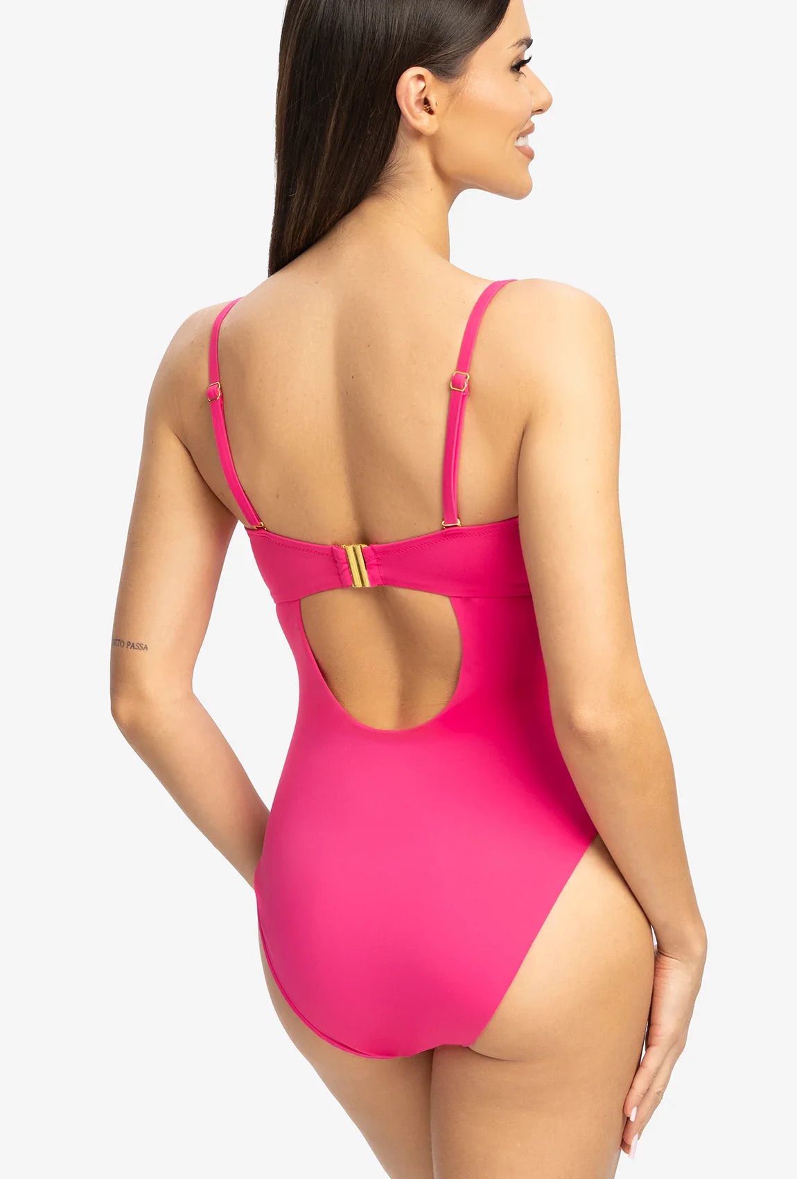 Moda Novator - Riva egyrészes fürdőruha-Rózsaszín