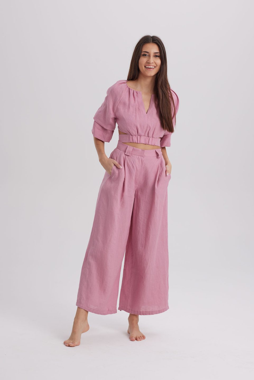 Moda Novator - Zen Natura 100% – púderrózsaszín szett